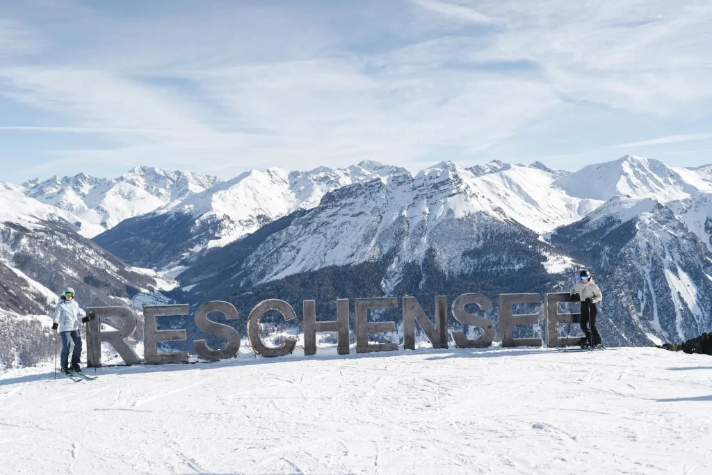 Skigebied Schöneben-Haideralm vormt het Italiaanse deel van Reschenpass Skiparadies. © Schöneben - Haideralm
