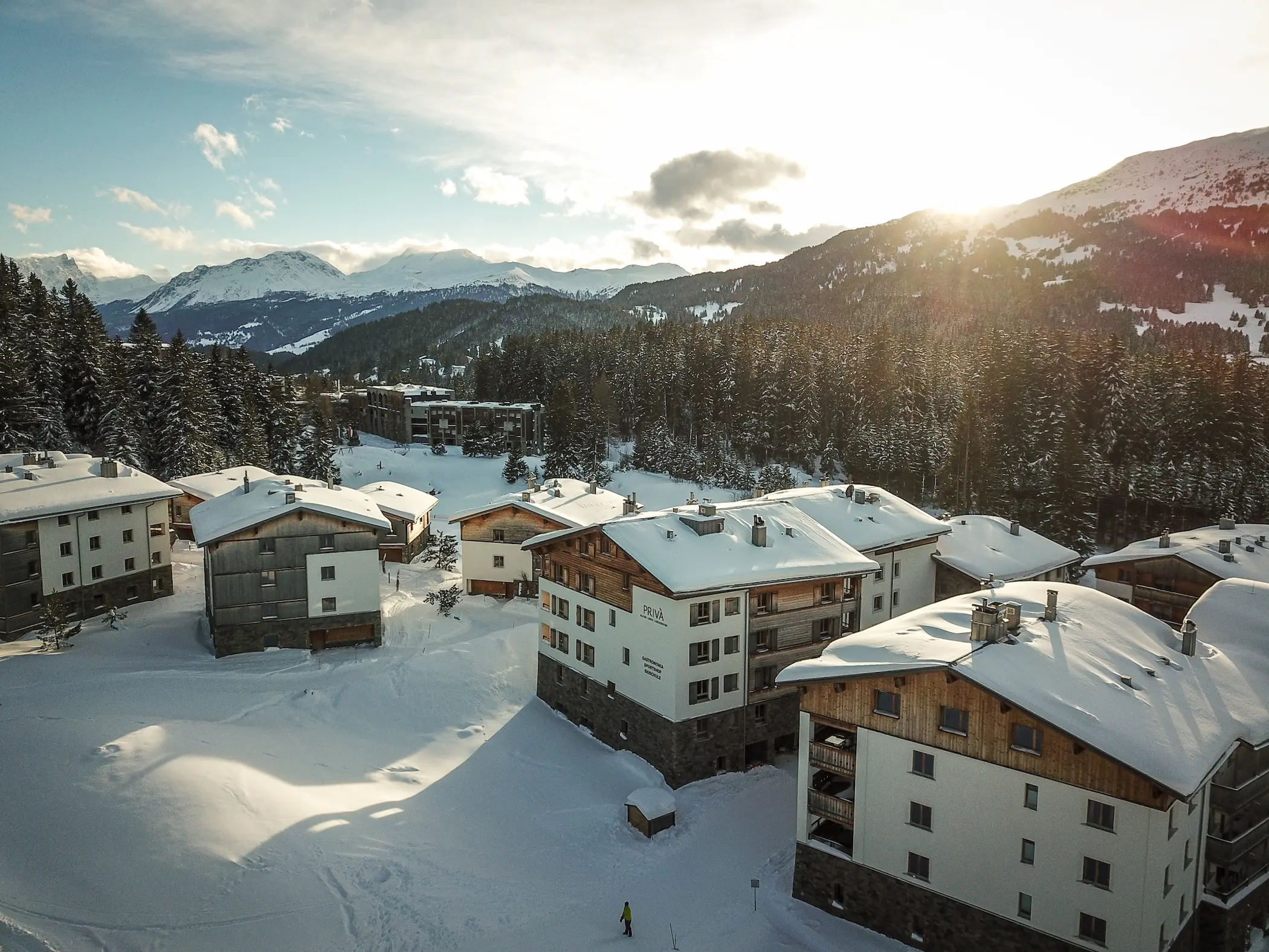 Wintersport vakantiepark Landal Lenzerheide. © Landal