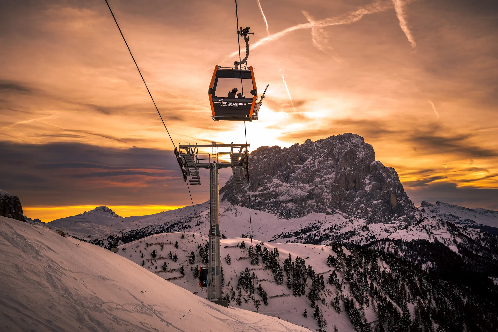 Zonsopkomst op de Dantercepies in Val Gardena © Dolomites Val Gardena