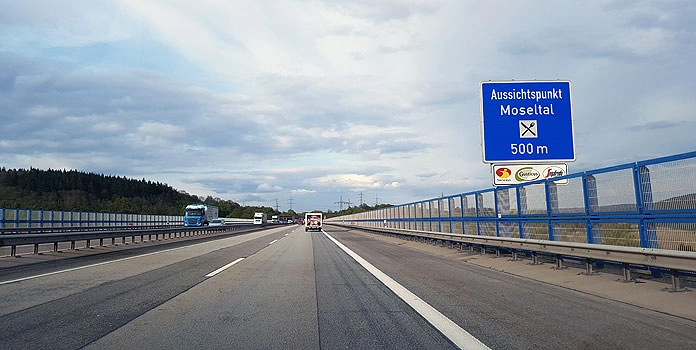 Zonder files door Duitsland. © SkigebiedenGids.nl