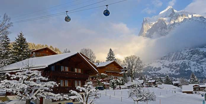 Grindelwald in de Jungfrau Region © Jungfrau Region Tourismus.