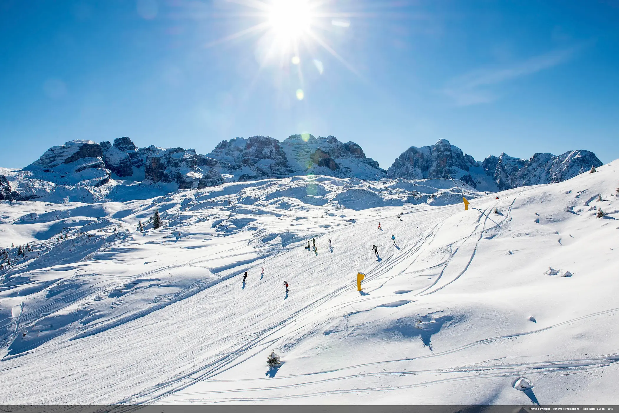 De mooie skigebieden van Skirama Dolomiti
