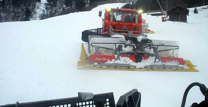 Pistenbully rijden in Serfaus en Fiss
