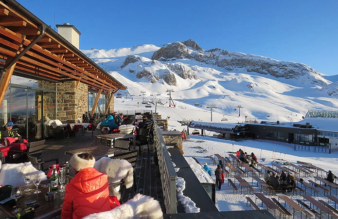 Restaurant Alpenhaus op de Idalp in Ischgl © SkigebiedenGids.nl