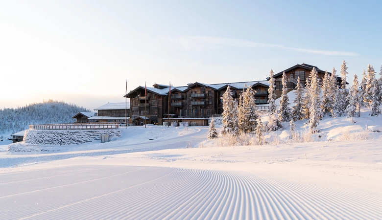 In Noorwegen vind je veel luxe accommodaties die vaak dicht bij of aan de piste liggen. © Nordic