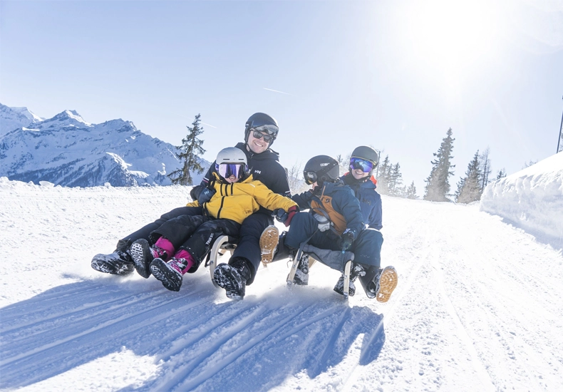 Wintersportgenot voor gezinnen in de Wildkogel-Arena