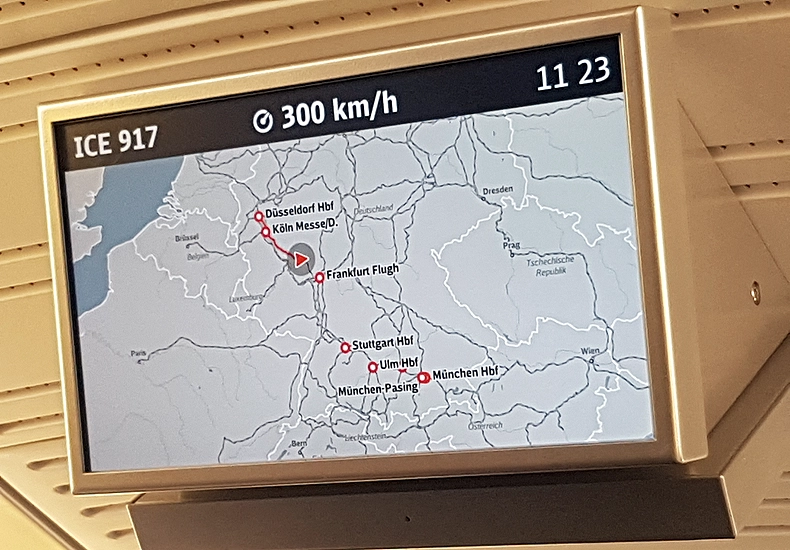 Met een snelheid van soms 300 kilometer per uur zoef je comfortabel met de trein naar de wintersport in Oostenrijk © Nico van Dijk / Skigebiedengids.nl
