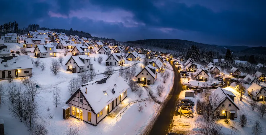 Winterromantiek dichtbij. Bezoek Landal Winterberg in het Duitse Sauerland. © Landal