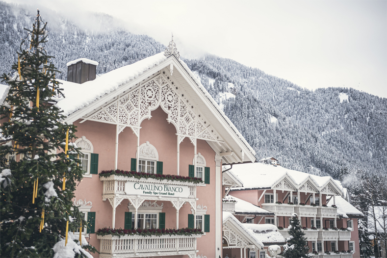 Het Cavallino Bianco Family Spa Grand Hotel in Ortisei in Zuid-Tirol is door Tripadvisor uitgeroepen tot het beste familiehotel ter wereld. © Hannes Niederkofler (Cavallino Bianco Family Spa Grand Hotel)