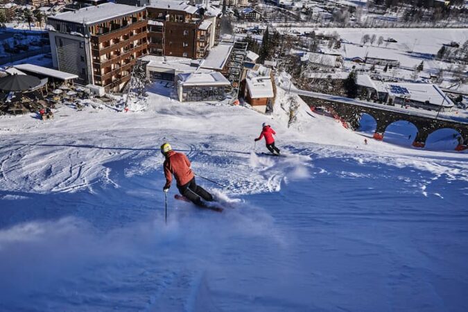 Das.Goldberg is een 5 sterren ski-in ski-out hotel in Bad Hofgastein. Het is het enige hotel aan de piste in het Gasteinertal. © Das.Goldberg