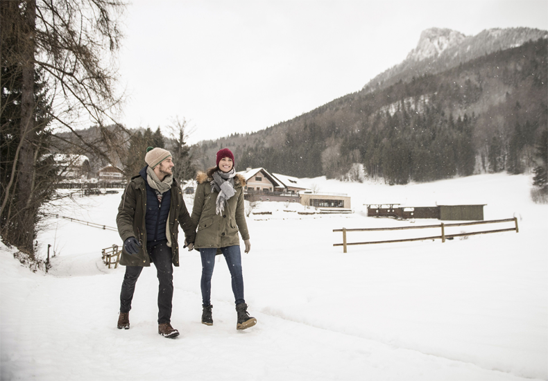 Winterwandelen door de prachtige natuur van de Salzkammergut. © Ebner's Waldhof