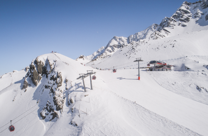 Skigebied Klausberg heeft de hoogste achtpersoons gondels in Zuid-Tirol. © IDM Südtirol-Alto Adige/Manuel Kottersteger