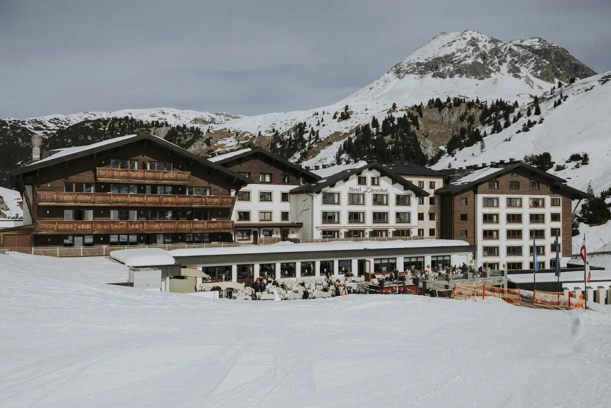 Grand Resort Zürserhof is een 5-sterren superior ski in ski out hotel in Zürs. © Marcel Mayer / Grand Resort Zürserhof