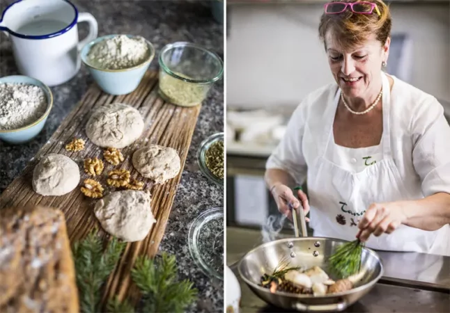 Barbara's boskeuken is vermaard. © Armin Huber / Hotel Tann