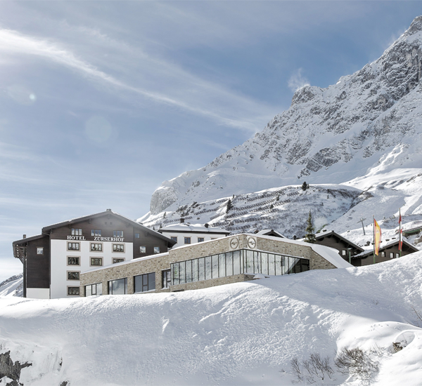 Wintersport in een eersteklas hotel aan de pistes van Zürs