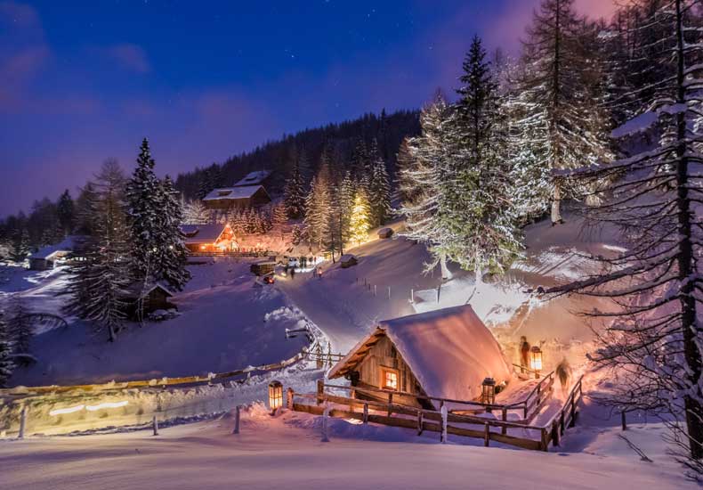 De Katschberger Adventweg in Karinthië is een van de meest bijzondere kerstmarkten van Oostenrijk © Michael Stabentheiner / Kaernten Werbung
