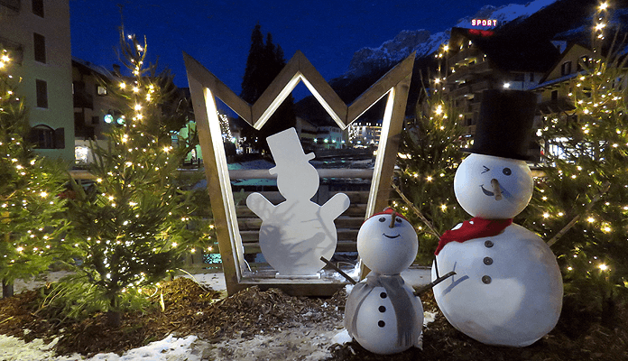 Kerst in Val di Fassa in het gezellige stadje Moena. © SkigebiedenGids.nl