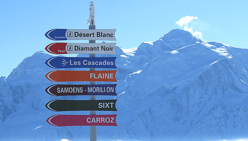 Skigebied Grand Massif, met plaatsen als Flaine, Morillon en Samoëns, leent zich uitstekend voor een korte skivakantie in Frankrijk © SkigebiedenGids.nl