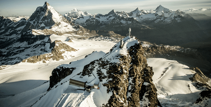 Hoogste gondel ter wereld van Breuil-Cervinia naar Klein Matterhorn