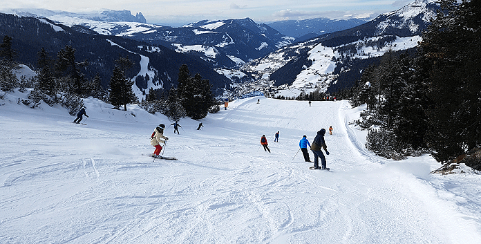 Wintersport in Selva – Wolkenstein, het levendigste dorp in Val Gardena