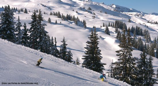 skiën in Les Portes du Soleil