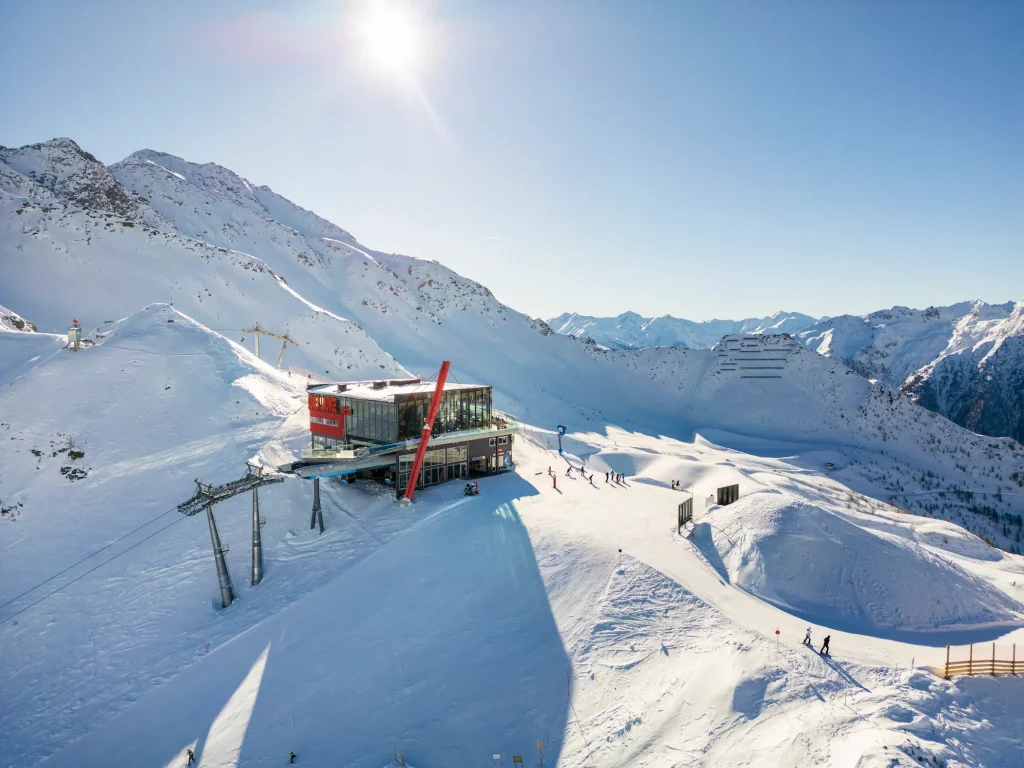 De Adler-Lounge in skigebied Grossglocknerresort in Kals - Matrei. © TVB Osttirol / Martin Lugger