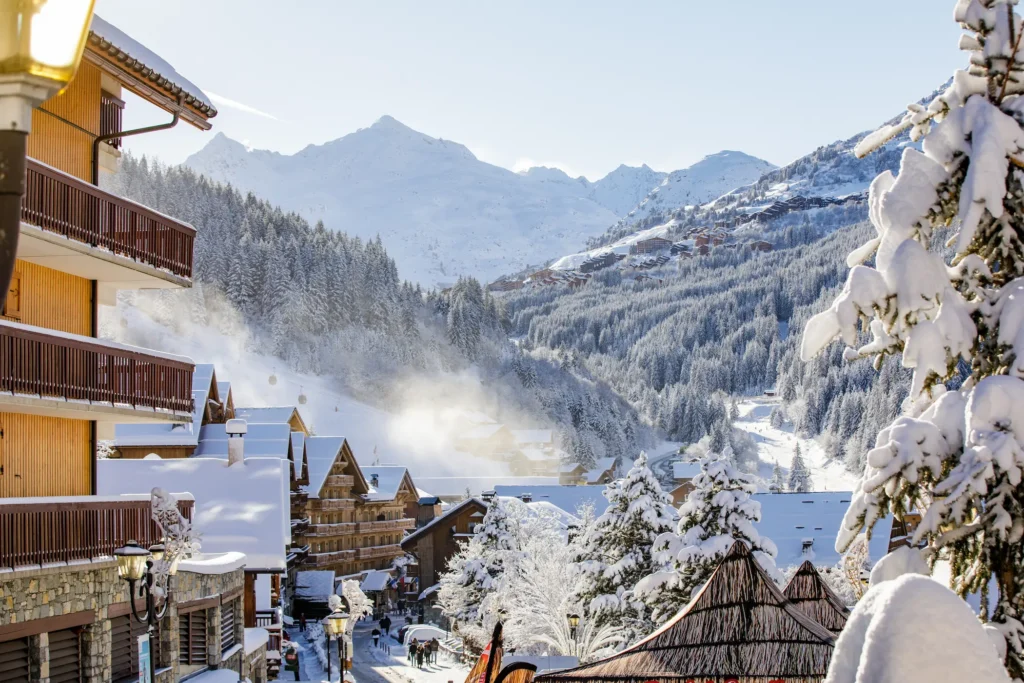 Méribel is een welvarend skidorp met veel luxe chalet-appartementen © Sylvain Aymoz / OT Méribel