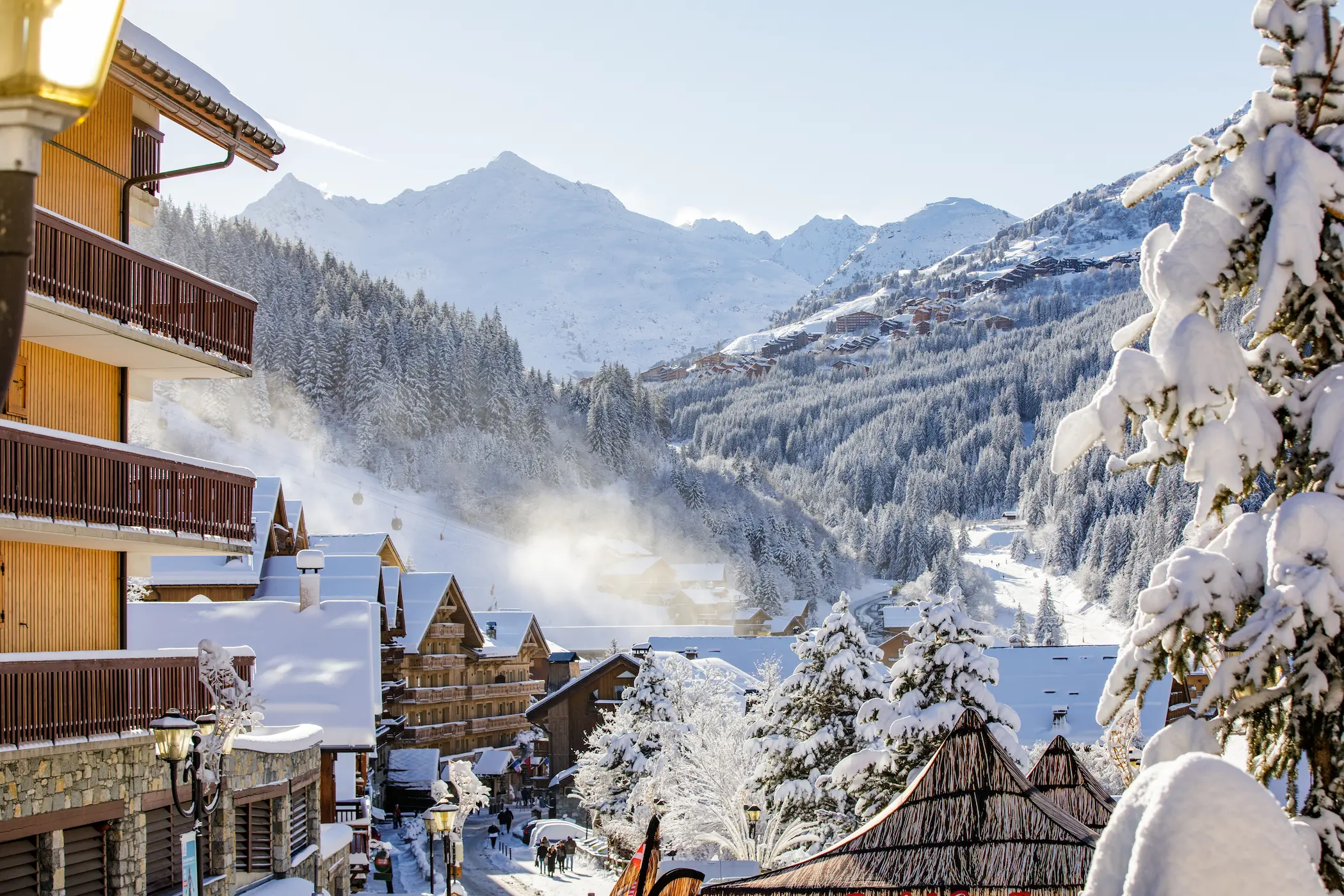 Méribel is een welvarend skidorp met veel luxe chalet-appartementen © Sylvain Aymoz / OT Méribel