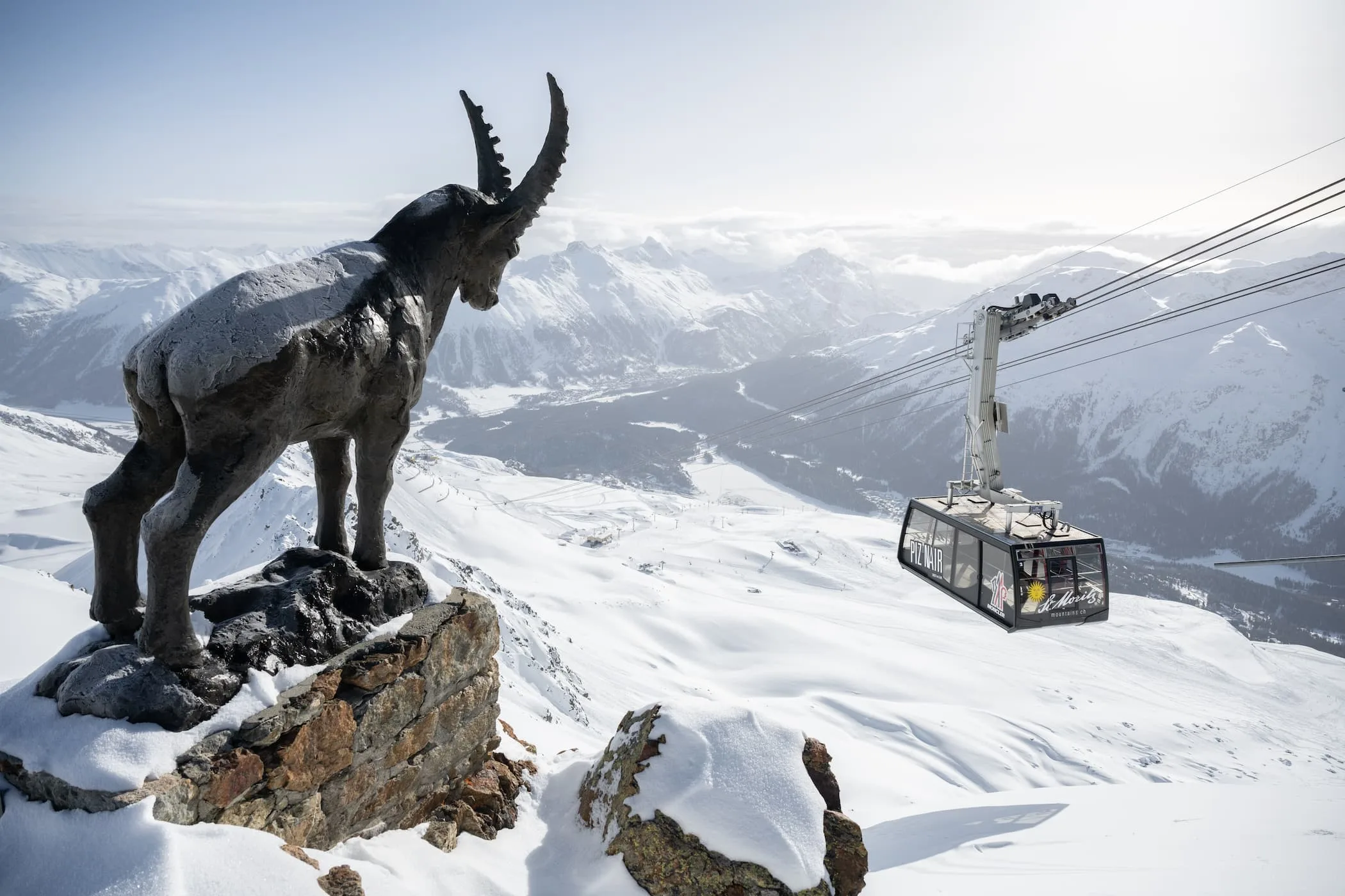 Corviglia Piz Nair in Sankt Moritz. © Engadin St. Moritz Mountains AG / KG
