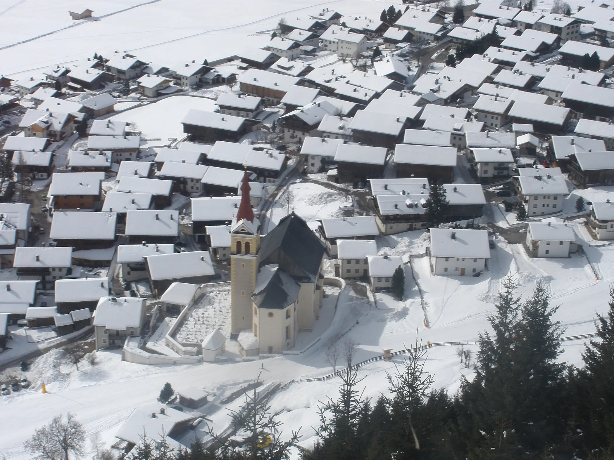 Obertilliach is een van de skigebieden in Oost-Tirol. © SkigebiedenGids.nl