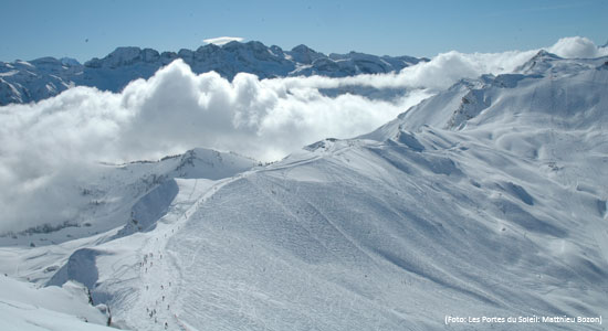 Skigebied Les Portes du Soleil: skigebied in Zwitserland en Frankrijk
