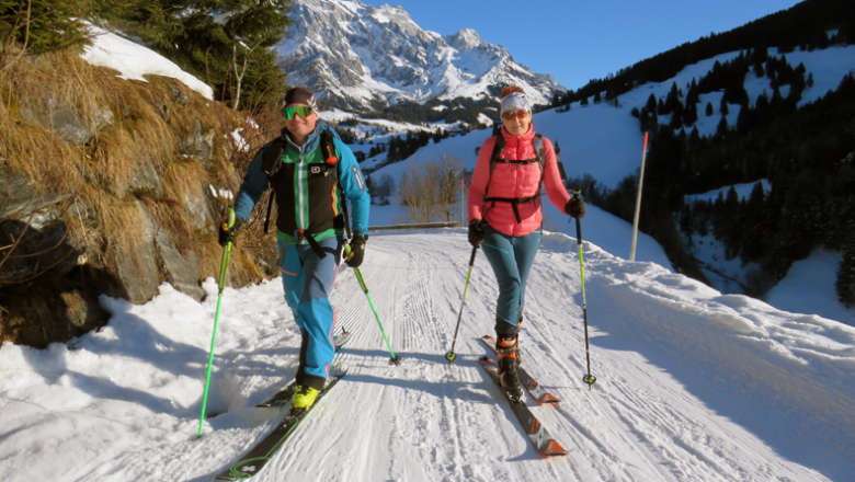 Voor het eerst toerskiën: ‘skitouren’ in Hochkönig in de Ski Amadé