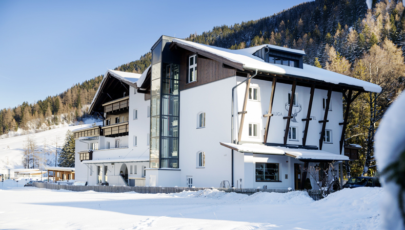 Valluga is niet alleen de naam van de hoogste top in Ski Arlberg, maar ook die van een klein-maar-fijn boetiekhotel © VALLUGA Hotel