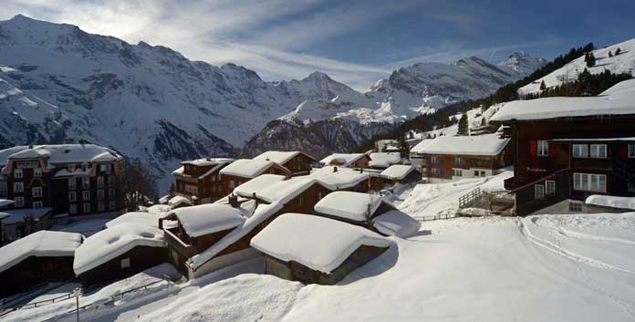 Mürren in de Jungfrau Region ©Jungfrau Region Tourismus.