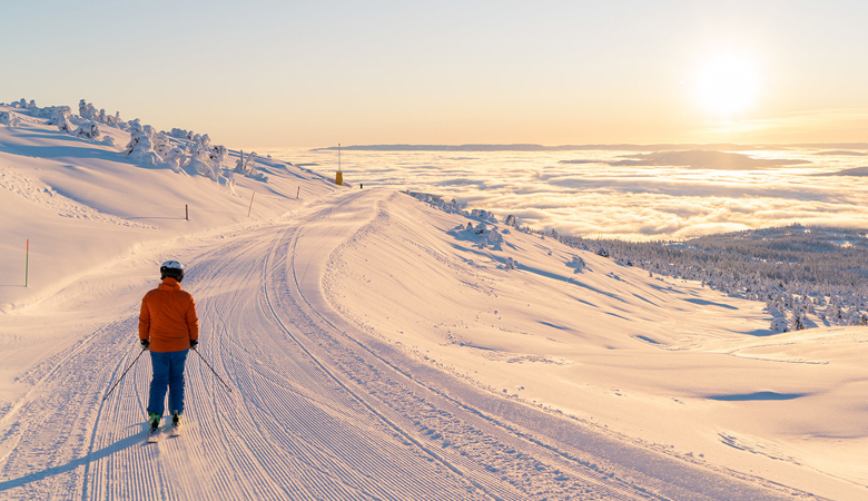 Beleef het ultieme wintergevoel op wintersport in Noorwegen, zoals in Norefjell. © Nordic