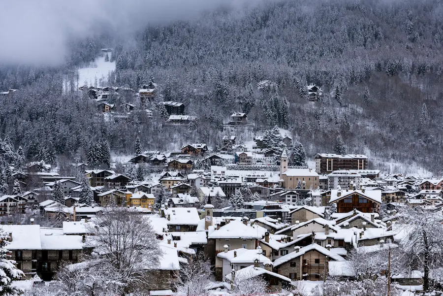 Courmayeur in Valle d'Aosta. © Giacomo Buzio / Valle d'Aosta.