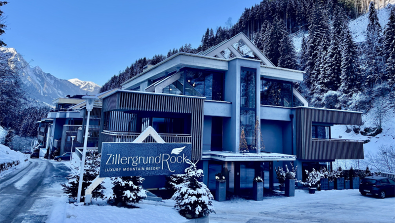 Het nieuwe ZillergrundRock Luxury Mountain Resort: symbiose van natuur en architectuur op het hoogste niveau in het Zillertal
