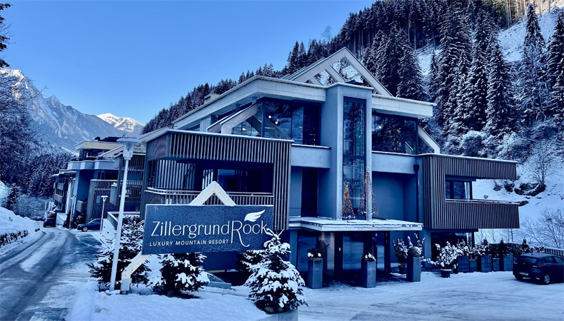In het ZillergrundRock Luxury Mountain Resort in Mayrhofen ben je altijd verbonden met de natuur. © ZillergrundRock